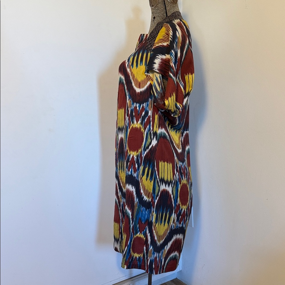 Dries Van Noten Multicolor Patterned Dress - Picture 2 of 4